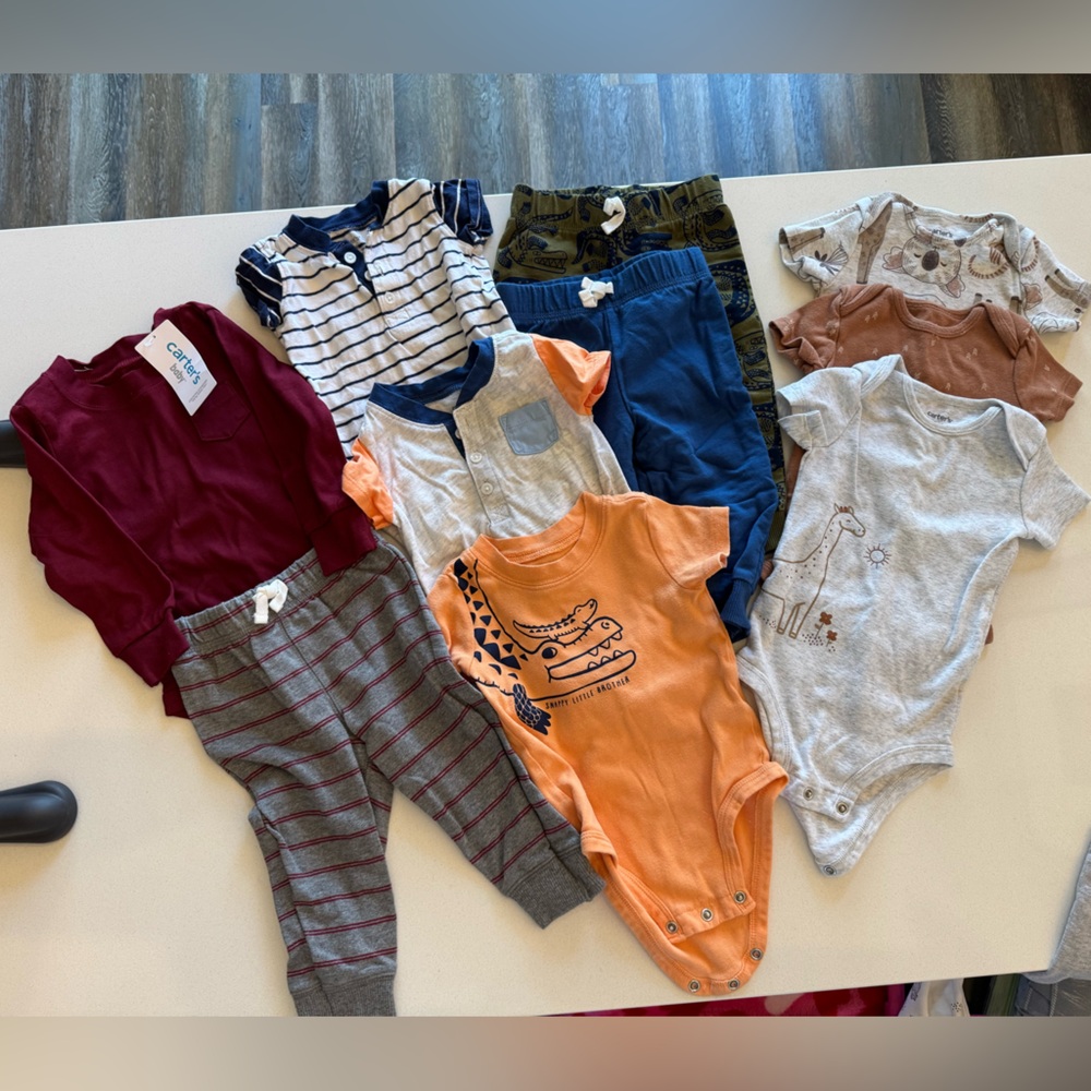 9 month Boy Baby Clothing Set - Multicolor